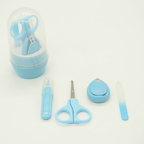Baby Nail Care Set Baby Scissors Newborn Baby Nail Clipper Trimmer safety Shell Shear Manicure set for kids Kit Hot Selling