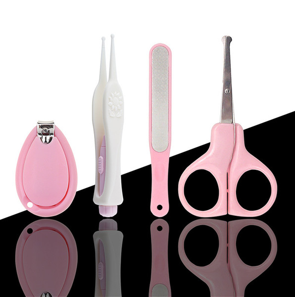 Baby Nail Care Set Baby Scissors For children Newborn Baby Nail Clipper Trimmer safety Shell Shear Manicure set 2019