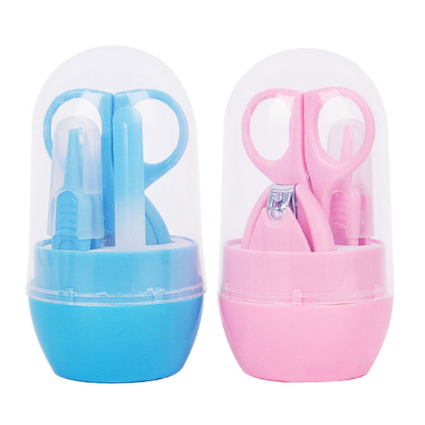 Baby Nail Care Set Baby Scissors For children Newborn Baby Nail Clipper Trimmer safety Shell Shear Manicure set for kids Kit Hot Selling