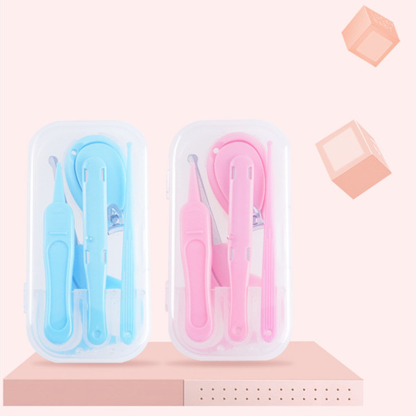 Newborn Manicure Set Baby Nail Clipper Stainless Steel Baby Nail Clipper Set 4 Piece Nail Clippers For Manicure Trim nails CZ225