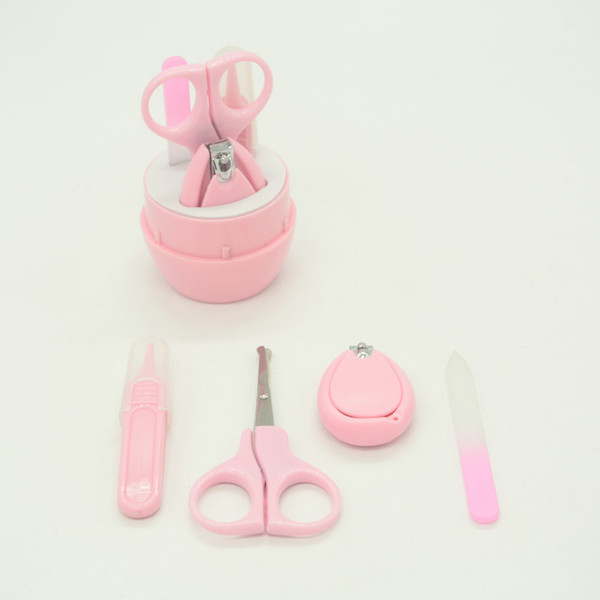 2019 Baby Nail Care Set Baby Scissors For children Newborn Baby Nail Clipper Trimmer safety Shell Shear Manicure set for kids Kit