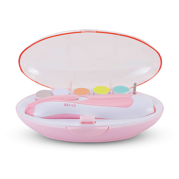 Electric Baby Nail Trimmer Babies Nail Care Safe Grinding Clipper for Kids Infant Newbron Fashion Portable Manicure Set New