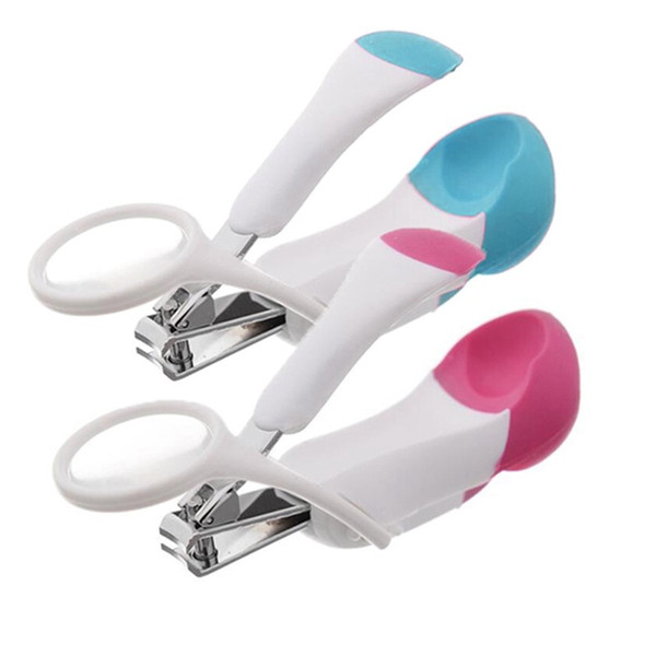Children Pocket Finger Toe Nail Clipper With Magnifier Magnifying Glass for Babies Children & Adults Baby Manicurem Nail Care