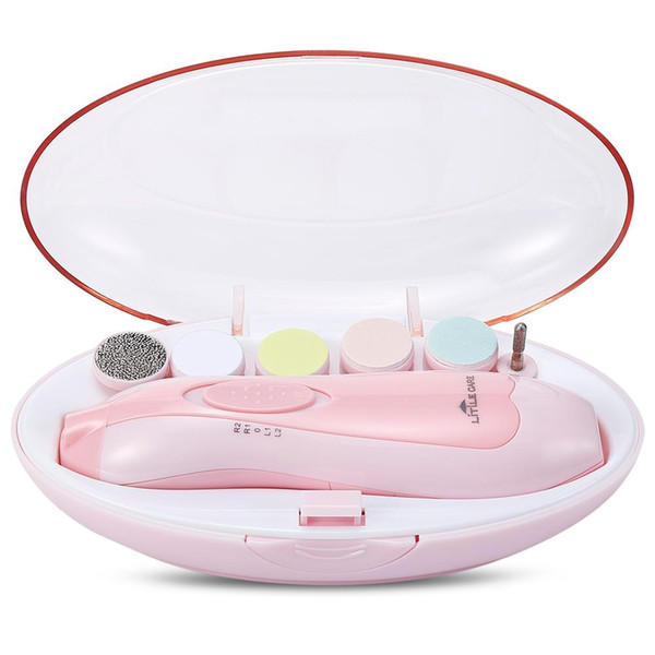 LETING 6-In-1 Newborn Baby Nail File Clippers Nail Grinder Electric Manicure Set For Toes And Fingernails Care Trim And Polish New VB