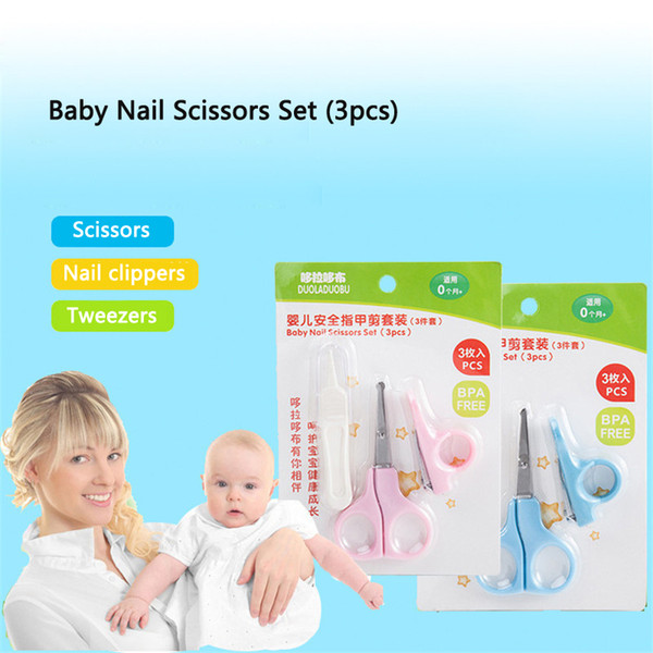 Brand New Baby Nail Scissors Set Nail Clippers Trimmer Newborn Baby Nail Clipper Safety Scissors Care Suit Baby Care Products