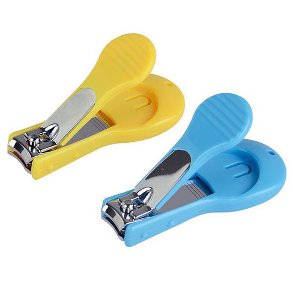 Cute Child Baby Safety Mini Manicure Nail Clipper Cleaner Baby Safe Nail Scissors Blue Yellow Syeer L00098
