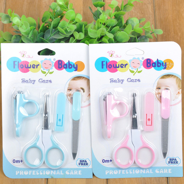 New Baby Nail Scissors Set Nail Clippers Trimmer Newborn Baby Nail Clipper Safety Scissors Care Suit Baby Care Products