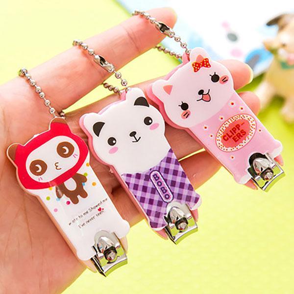 Cute Cartoon Animals Nail Clipper Cutter Professional Toe Trimmer Scissors Manicure Tools