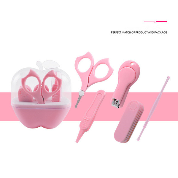 5pcs Baby Nail Care Grooming Practical Clipper Trimmer Convenient Daily Baby Hair Brush Baby Care Kits Clipper Scissor Kid Toiletries