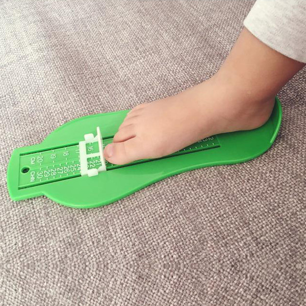 Available ABS Baby Care Kid Infant Foot Measure Gauge Shoes Size Measuring Ruler Tool Adjustable Range Apprx. 0-20cm
