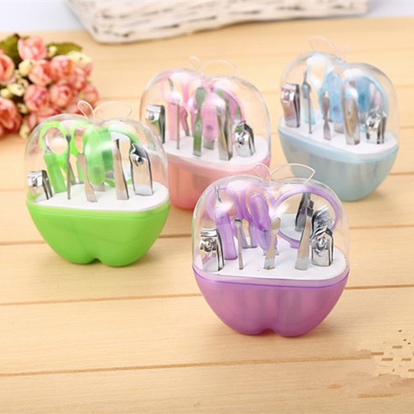baby Health Care Nail clipper set of 9 Nail clippers scissors set tool Beauty Makeup Tools Travel Manicure Set 2149
