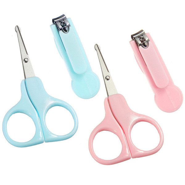 New Nail Baby clippers Lovely Practical Clipper Trimmer Blue Pink Mini Nail Care Convenient Daily Baby Nail Care Set