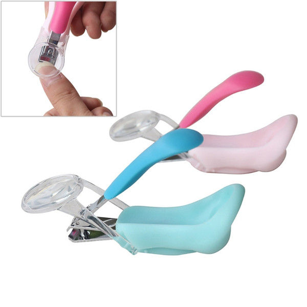 Baby Nail Clipper With Magnifying Glass Fordable Safety Tool Infant Toddler Care -B116