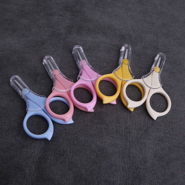 Convenient Baby Stainless Steel Safety Nail Clippers Scissors Cutter Color Random delivery