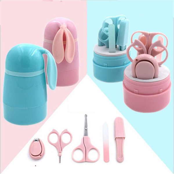 5Pcs/Set Baby Healthcare Kit Baby Nail Care Infant Finger Trimmer Scissors Cartoon Animal Nail Clippers Nagelknipper Children Manicure