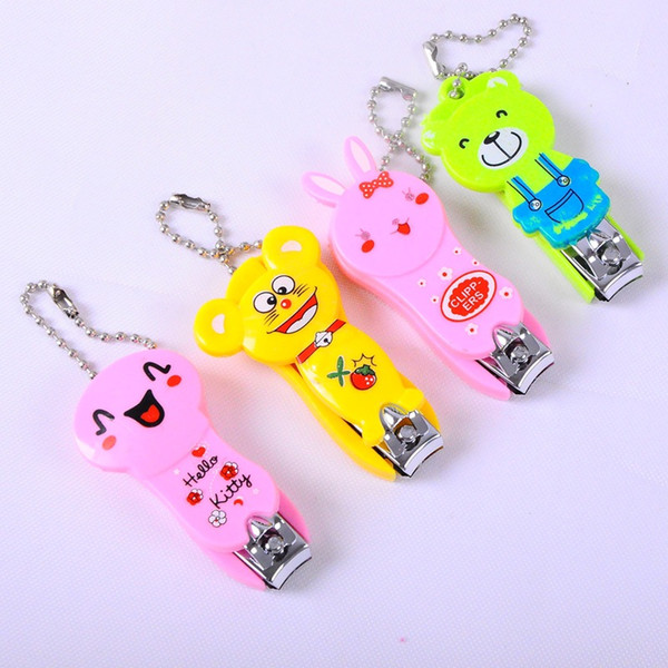 Manufacturer wholesale cute cartoon nail clippers baby scissors stainless steel baby nail