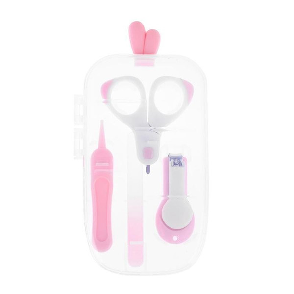 4pcs/Set Baby Health Care Set Portable Newborn Baby Tool Kits Kids Grooming Kit Safety Cutter Nail Care Set for Baby Children