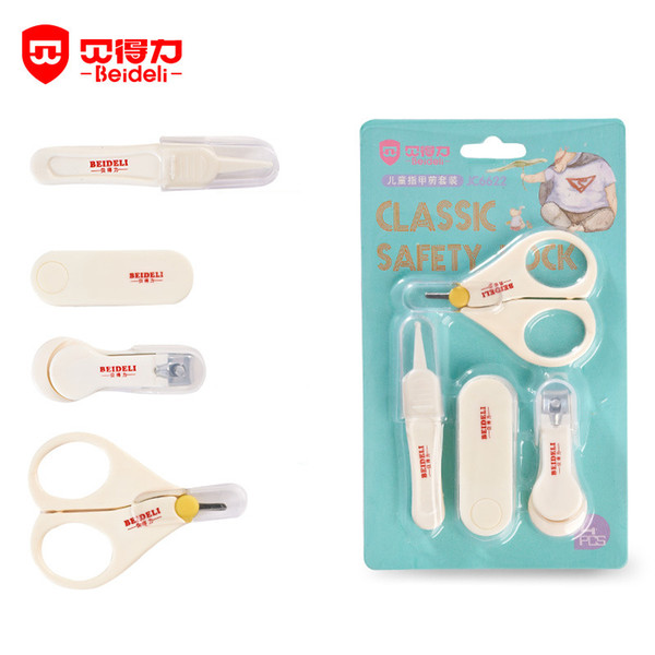 Baby Nail Care Set Practical Clipper Trimmer Baby Scissors Nail Shear Convenient Safety Clipper 5Pcs/Set
