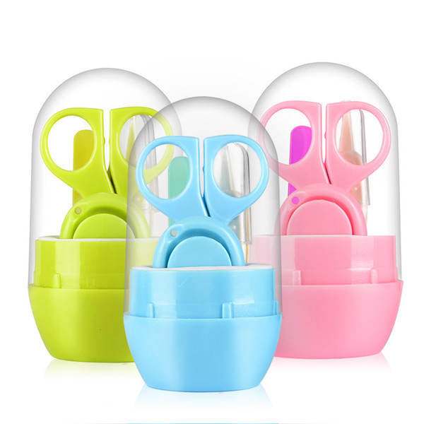 Baby Nail Scissors Set Lovely Nail Clippers Trimmer Newborn Baby Clipper Safety Scissors Care Suit Care Products