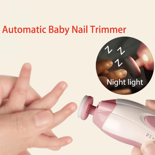 Hot selling Electric Baby Nail Trimmer Manicure Pedicure Clipper Cutter Scissors Color Random delivery