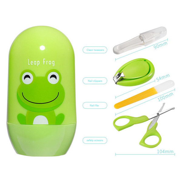2018 Baby Nail Scissors Set Lovely Nail Clippers Trimmer Newborn Baby Clipper Safety Scissors Care Suit H1
