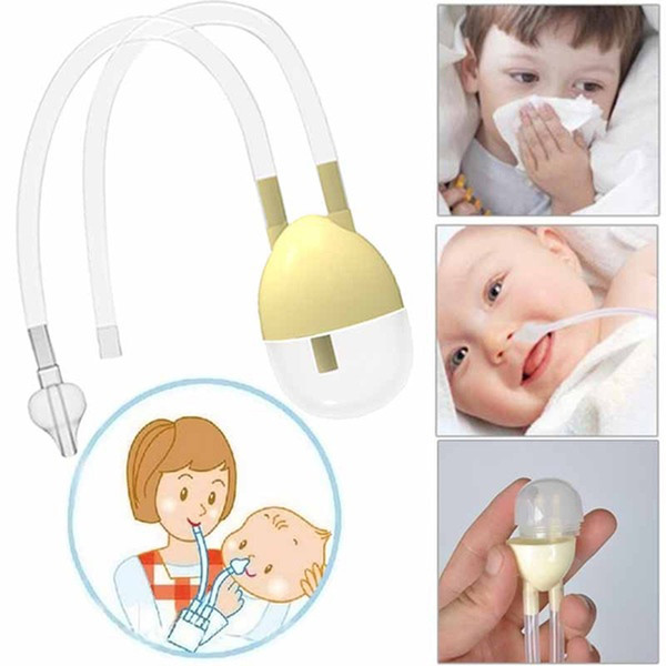 Nasal Mucus Aspirator Baby Safe Nose Cleaner Vacuum Suction Nasal Mucus Runny Aspirator Inhale For Baby