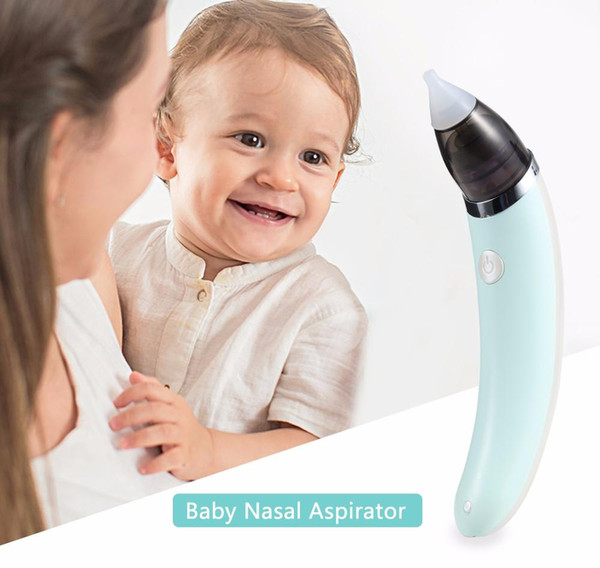 Ergonomic New Born Baby Nasal Aspirator Electric Safety Nose Cleaner Vacuum Suction Sniffling Equipment for Children Protection
