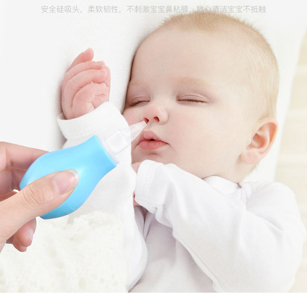 3 Color Baby Childish Nose Clean Silicone Infant Nasal Wash Nose Care Inhaler Preventing Backflow Aspirator Cleaning Agent Babies B1