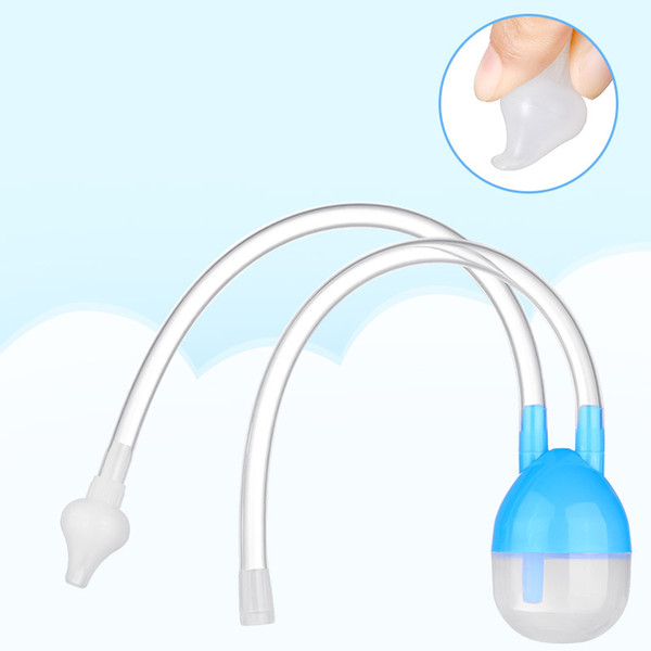 3 Color Baby Nose Clean Silicone Infant Nasal Aspirator Wash Your Nose Care Baby Nose Nasal Inhaler Infant Preventing Backflow Aspirator B1