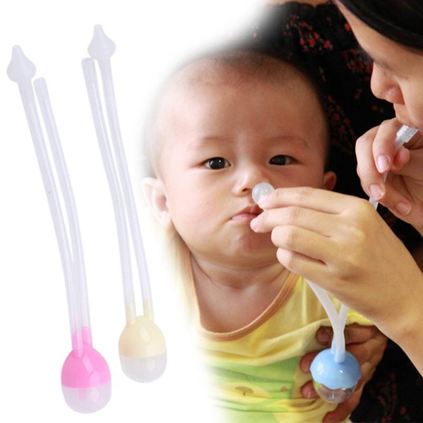 Baby Flu Nose Cleaner Vacuum Suction Nasal Mucus Runny Safe Aspirator Nose Clean Device Mouth Suction Style