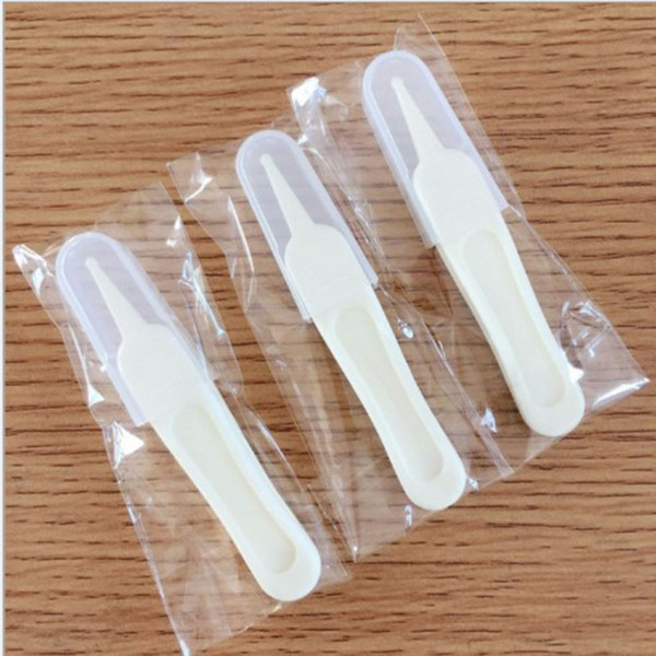 Baby Safety Clean Tweezers Dig Booger Clip Infants Ear Nose Navel Safe Forceps Cleaning Plastic Supplies