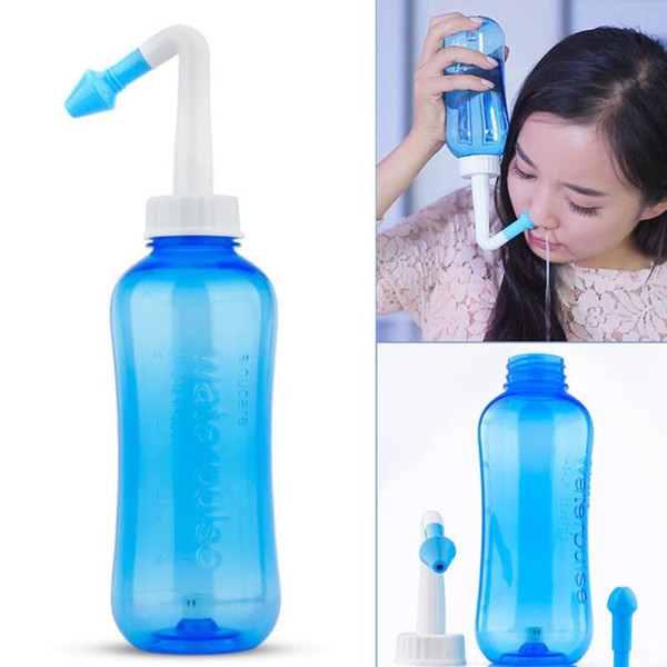 300ml Nose Wash System nasal cavity irrigator Relief Nasal Pressure Rinse Neti pot Nose Wash pot KKA6228