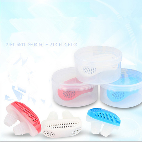 Silicone Anti Snoring Air Purifier Stop Snoring Solution Mouthpiece Upgrade Aid Equipment Good Healthy Sleeping Anti-Snoring Tool hot B2143