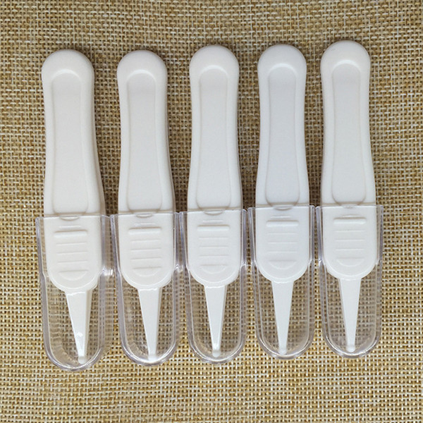 Baby Infant Round Head Safety Nasal Discharge Nipper Tweezer Booger Clip Toddler Cleaning Nursing Care Nipper