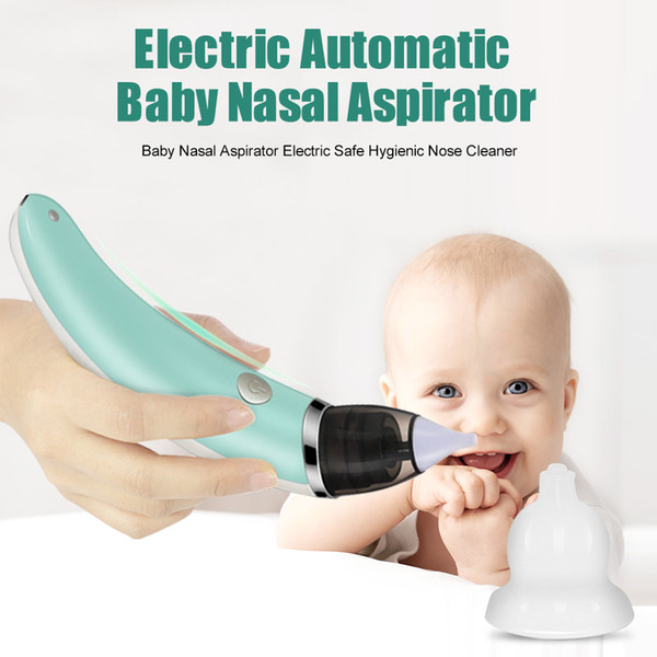 Baby Nasal Aspirator Electric Safe Hygienic Nose Cleaner With 2 Sizes Of Nose Tips And Oral Snot Sucker For Newborns Boy Girls