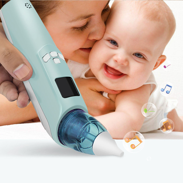 2018 NEW Baby Nasal Aspirator Electric LCD Safe Hygienic Nose Snot Cleaner Suction For Newborn Infant Toddler For Baby Christmas