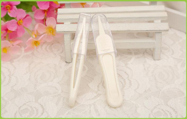 Clean forceps baby booger clip Cleanup quality plastic forceps forceps with a lid infant safety