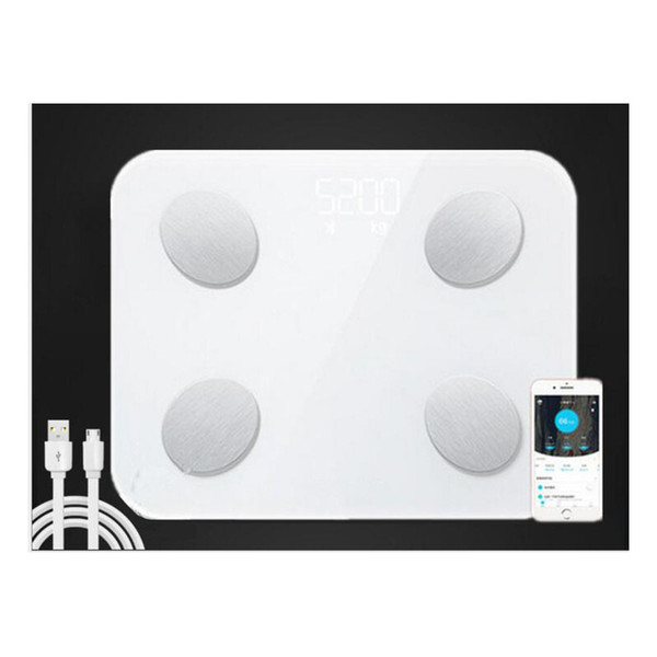 Intelligent USB Charging Body Fat Scale Weight Weighing Human Health Management Weight Scale 28 Items of Functional Data
