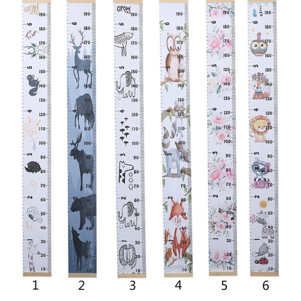 Children Baby Height Growth Ruler DIY Simple Creative Decorative Wall Stickers Painting Kids Room Home Decoration Art Ornament