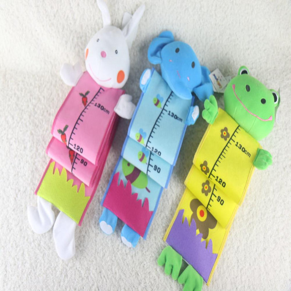 Baby Suspended Cartoon Animal Plush Height Ruler For Children