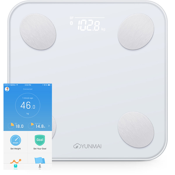 2 Balance Smart Body Fat Weight Scales Health Digital Weighting Scale English APP Control International Version