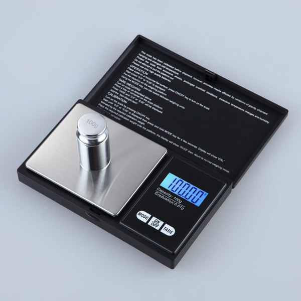 New Portable Pocket Digital Scale Silver Coin Gold Diamond Jewelry Weigh Balance Weight Scale 4 Specification without Battery C5839