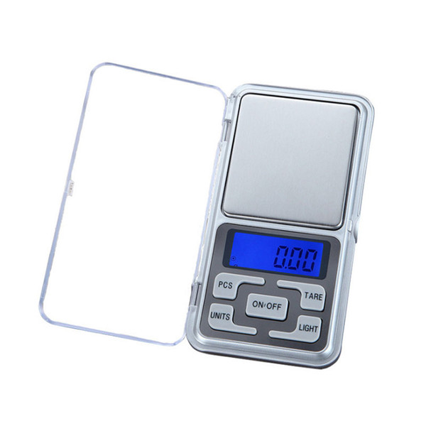 Mini Electronic Pocket Scale 500g/200g 0.01g Jewelry Diamond Scale Balance Scale LCD Display with Retail Package C5834
