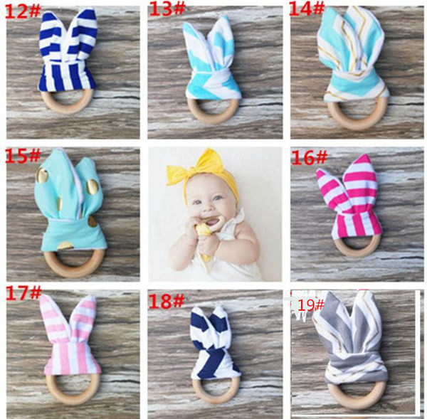 2018 New Baby Teether Wooden Baby Molars Teeth Training Toys Infants Hand Rattles Newborn Babys' Soothers Exercises Toys Teeth KKA1