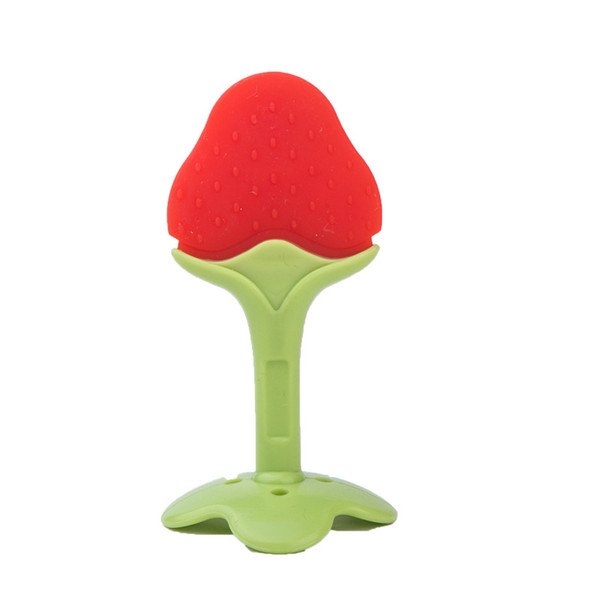 Lovely Fruit Gum Plastic All - Silica Gel Three-dimensional Baby Teeth Grinding Machine