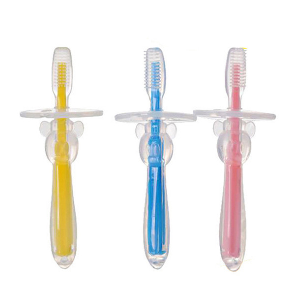 Kids Soft Silicone Training Toothbrush Baby Children Dental Oral Care Tooth Brush Tool Baby Kids Teething Teether C1