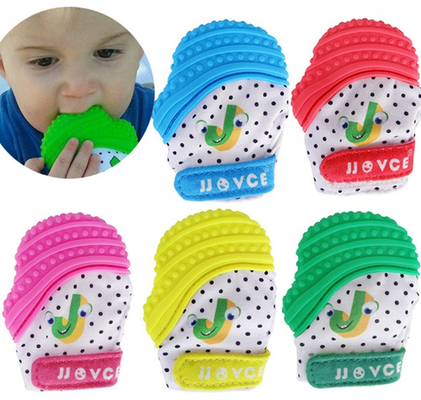 Fasion Baby Teethers Natural Silicone Gloves Teether Sensory Newborn Teething Newborn Mom Kids Teether Free Shipping