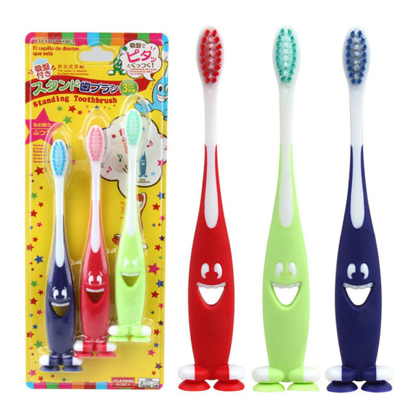 3Pcs/Pack Children Toothbrush Kids Spazzolino Bambina Training cleaning gum massager brush for baby dental care tooth brush