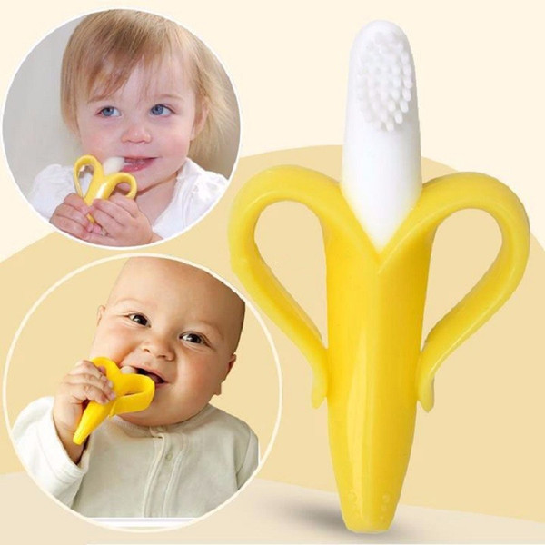 Cheapest High Quality And Environmentally Safe Baby Teether Toys Baby Cute Crib Rattle Bendable Activity Training ToothBrush Toy