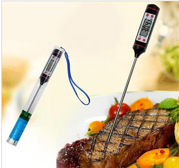 Digital Food Thermometer Pen Style Kitchen BBQ Dining Tools Temperature Household Thermometers Cooking Termometro TO486